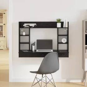   Falra szerelhető íróasztal Musta tammi 105 x 48 x 75 cm Faanyag
