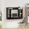 Falra szerelhető íróasztal Musta tammi 105 x 48 x 75 cm Faanyag
