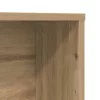 Asztal polcokkal kézműves tölgy 91 x 50 x 149 cm Faanyag