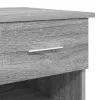 Asztal fiókkal Szürke sonoma 90 x 49.5 x 75 cm Faanyag