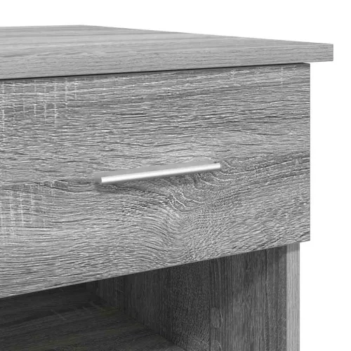 Asztal fiókkal Szürke sonoma 90 x 49.5 x 75 cm Faanyag