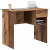 Asztal fiókkal polcokkal Régi fa 90 x 49.5 x 75 cm Faanyag