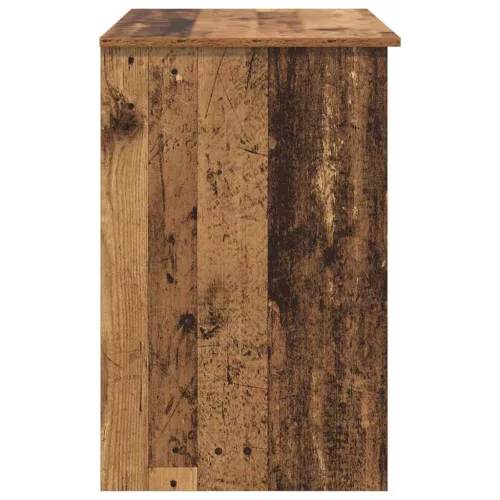 Asztal fiókkal polcokkal Régi fa 90 x 49.5 x 75 cm Faanyag