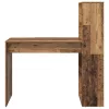 Asztal polcokkal tárolóval Régi fa 113 x 54 x 120 cm Faanyag