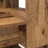 Asztal polcokkal tárolóval Régi fa 113 x 54 x 120 cm Faanyag
