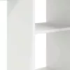 Asztal polcokkal tárolóval Fehér 142 x 102 x 73 cm Faanyag