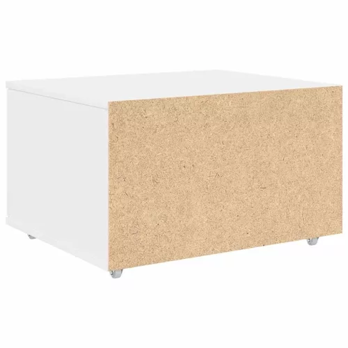 Fiókos szekrény kerékkel Fehér 55 x 45 x 33.5 cm Faanyag