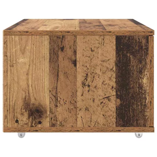 Fiókos szekrény kerékkel Barna 55 x 45 x 33.5 cm Faanyag