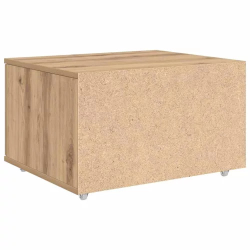 Fiókos szekrény kerékkel Barna 55 x 45 x 33.5 cm Faanyag