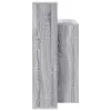 Asztal polcokkal Szürke sonoma 100 x 40 x 90 cm Faanyag