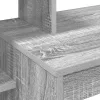 Asztal polcokkal Szürke sonoma 100 x 40 x 90 cm Faanyag