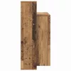 Asztal polcokkal tárolóval Régi fa 100 x 40 x 90 cm Faanyag
