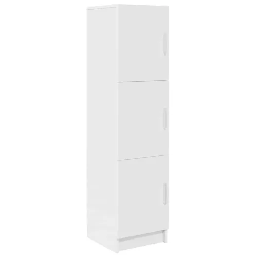 Magas Tároló Fehér 31,5 x 32 x 124 cm Faanyag