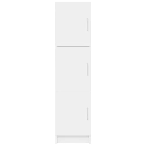 Magas Tároló Fehér 31,5 x 32 x 124 cm Faanyag