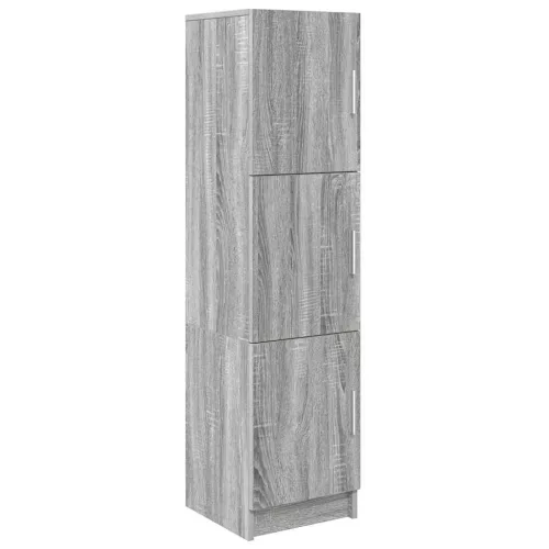 Magas Tároló Szürke sonoma 31,5 x 32 x 124 cm Faanyag