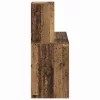 Asztal polcokkal tárolóval Régi fa 102 x 50 x 124 cm Faanyag