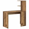 Asztal polcokkal tárolóval Régi fa 102 x 50 x 124 cm Faanyag
