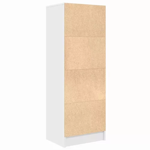 Magasfiú fiókkal Fehér 45.5 x 34 x 127 cm Faanyag