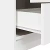 Magasfiú fiókkal Fehér 45.5 x 34 x 127 cm Faanyag