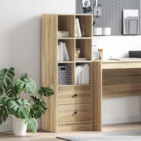 Magasfiú fiókkal sonoma tölgy 45.5 x 34 x 127 cm Faanyag