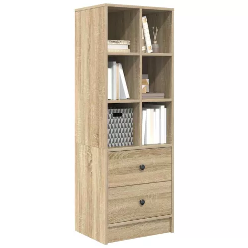 Magasfiú fiókkal sonoma tölgy 45.5 x 34 x 127 cm Faanyag