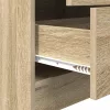 Magasfiú fiókkal sonoma tölgy 45.5 x 34 x 127 cm Faanyag