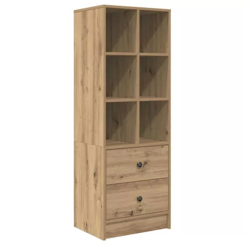 Magasfiú fiókkal kézműves tölgy 45.5 x 34 x 127 cm Faanyag
