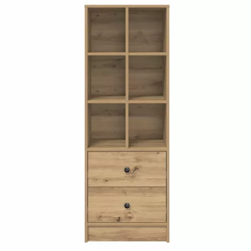 Magasfiú fiókkal kézműves tölgy 45.5 x 34 x 127 cm Faanyag