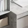 Asztal Egyéb Beton szürke 80 x 50 x 76 cm Faanyag