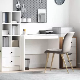Asztal Fehér 90 x 50 x 76 cm Faanyag