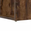 Asztal polcokkal Füstölt tölgy 108 x 55 x 103,5 cm Faanyag