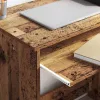 Asztal polcokkal tárolóval Régi fa 106 x 40 x 88,5 cm Faanyag