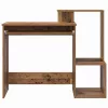 Asztal polcokkal tárolóval Régi fa 106 x 40 x 88,5 cm Faanyag