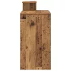 Asztal polcokkal tárolóval Régi fa 106 x 40 x 88,5 cm Faanyag