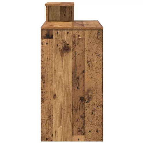 Asztal polcokkal tárolóval Régi fa 106 x 40 x 88,5 cm Faanyag