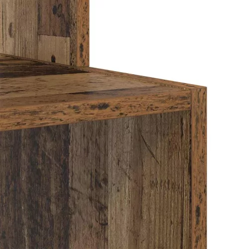 Asztal polcokkal tárolóval Régi fa 106 x 40 x 88,5 cm Faanyag