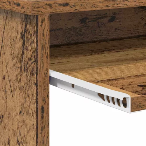 Asztal polcokkal tárolóval Régi fa 106 x 40 x 88,5 cm Faanyag