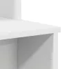 Íróasztal tárolóval Fehér 120.5 x 44 x 88.5 cm Faanyag