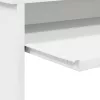Íróasztal tárolóval Fehér 120.5 x 44 x 88.5 cm Faanyag