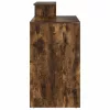 Íróasztal tárolóval Füstölt tölgy 120.5 x 44 x 88.5 cm Faanyag