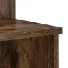 Íróasztal tárolóval Füstölt tölgy 120.5 x 44 x 88.5 cm Faanyag