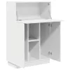Asztal polcokkal tárolóval Fehér 71.5 x 31.5 x 106.5 cm Faanyag