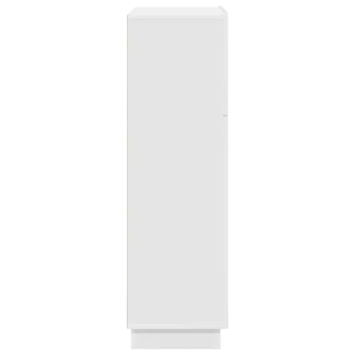 Asztal polcokkal tárolóval Fehér 71.5 x 31.5 x 106.5 cm Faanyag
