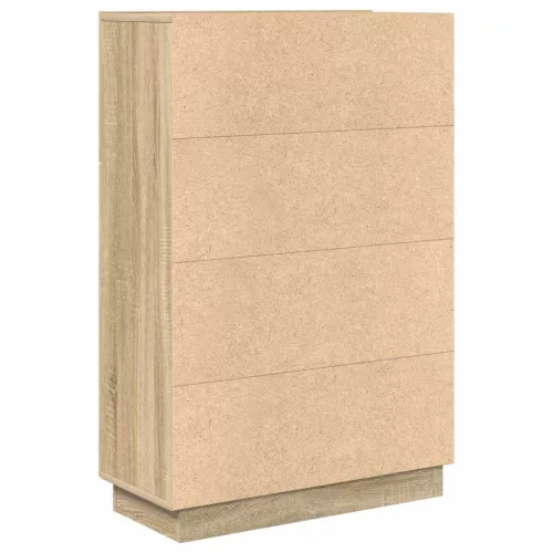 Asztal polcokkal sonoma tölgy 71.5 x 31.5 x 106.5 cm Faanyag