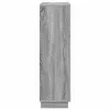 Asztal polcokkal ajtóval Szürke 71.5 x 31.5 x 106.5 cm Faanyag