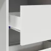 Asztal fiókkal polcokkal Fehér 90 x 37,5 x 75 cm Faanyag