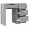 Asztal fiókkal Szürke Sonoma 90 x 37,5 x 75 cm Faanyag