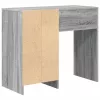 Asztal fiókkal Szürke Sonoma 90 x 37,5 x 75 cm Faanyag