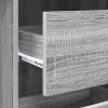 Asztal fiókkal Szürke Sonoma 90 x 37,5 x 75 cm Faanyag