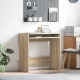 Asztal polcokkal sonoma tölgy 77.5 x 43 x 79 cm Faanyag